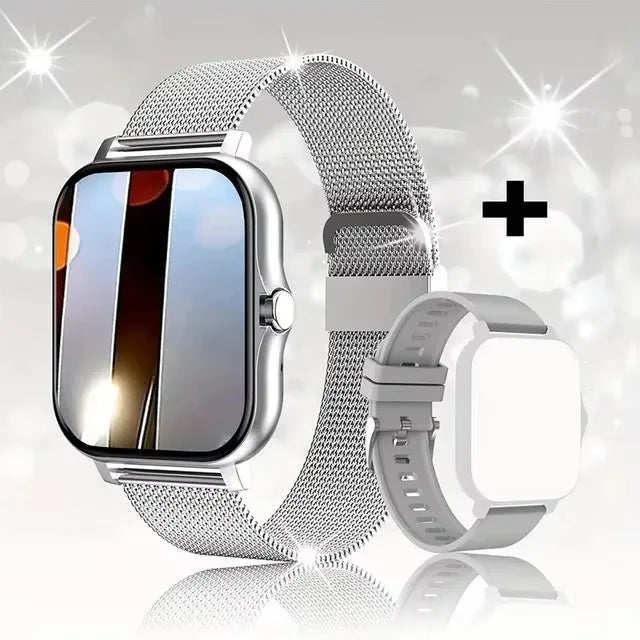 1.83'' Waterproof Smart Watch with Message Answer Call Sleep Monitoring Sports Pedometer Information Alerts For iPhone Android Beauty World Shop