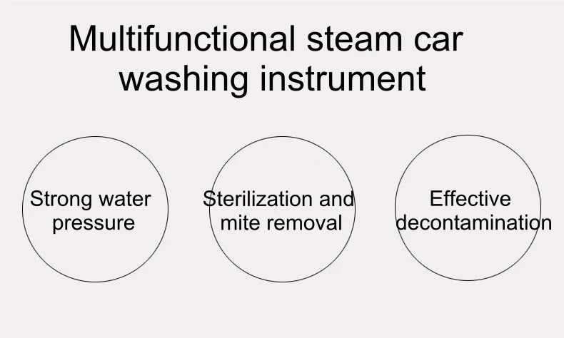 2600w220V High Temperature Steam Cleaner Portable Sterilization Pressure Jet Washer Machine for Home Car Kitchen Air Conditioner Beauty World Shop