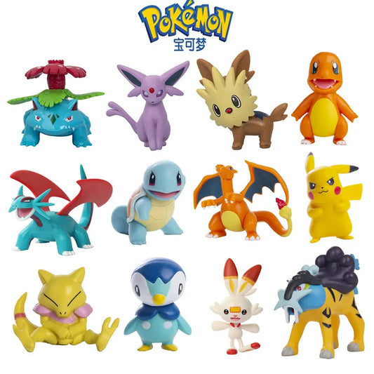 Pokemon Anime Figure Pikachu Charizard Mewtwo Flying Dragon Pocket Monster Collection Figure Action Toys Model Kids Birthday Gif Beauty World Shop