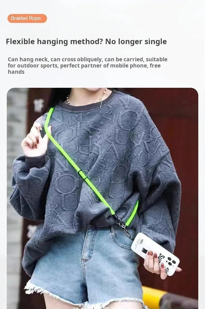 Mobile Phone Lanyard Crossbody Neck Carrying Outdoor Sturdy And Durable 8mm Thick Anti-lost Lanyard Beauty Trend Shop