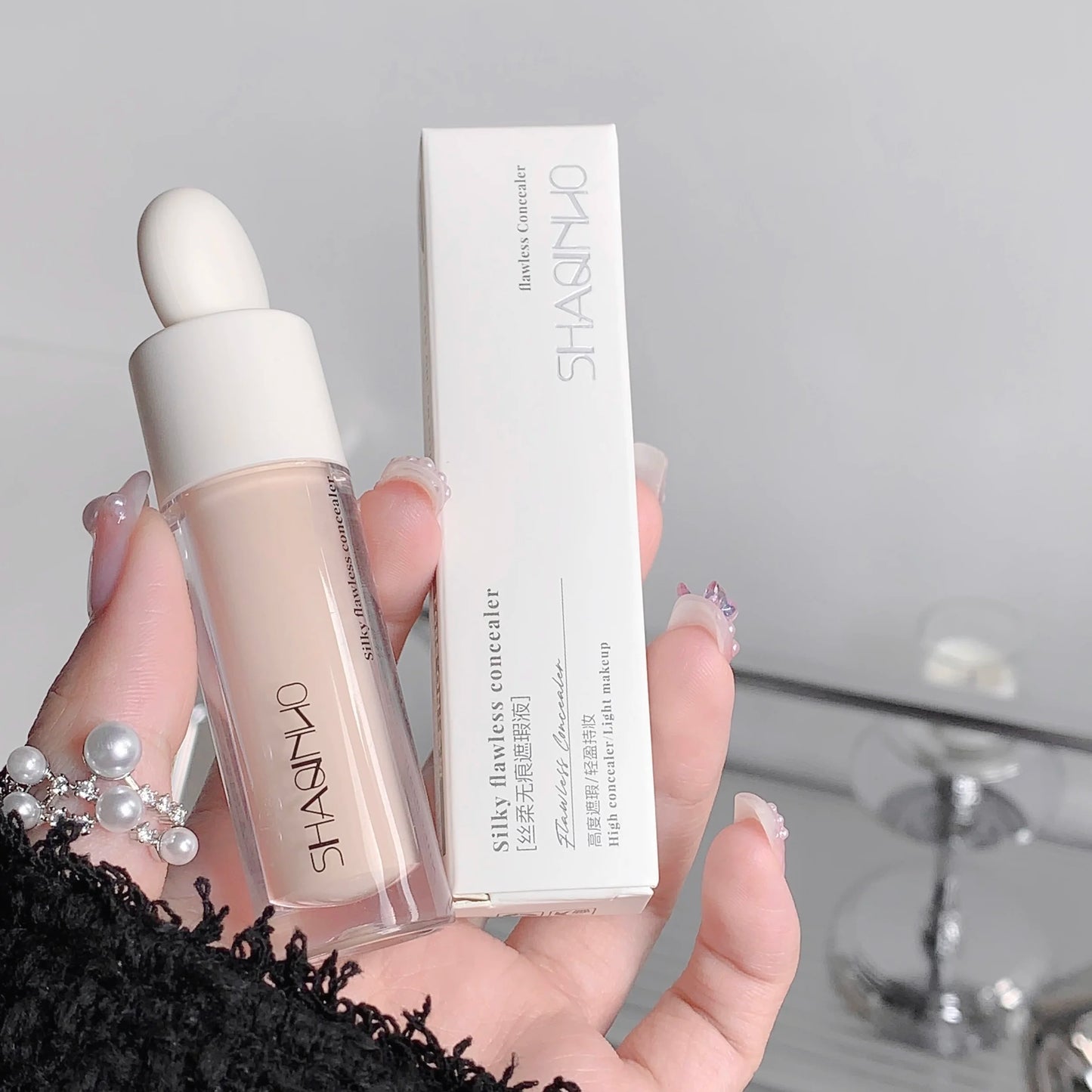 3 Colors Silky Concealer Concealer Cover Acne Marks Spots Dark Eye Circles Face Brightening Skin Whitening Concealer Beauty World Shop