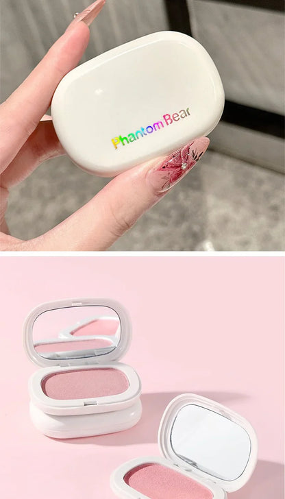 Phantom Bear Single-Color Blush Cream — Mochi Texture, Powder-Free Formula, Low-Saturation, Long-Lasting Natural Matte Finish Beauty Trend Shop