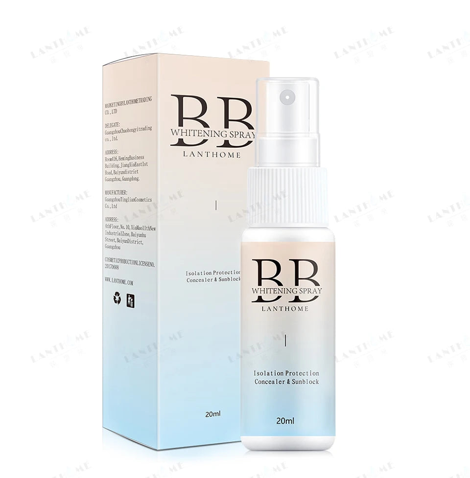 BB Whitening Spray Skin Brightening Moisturizing BB Cream Face Foundation Nourishing Skin Care Beauty Cosmetics Beauty World Shop