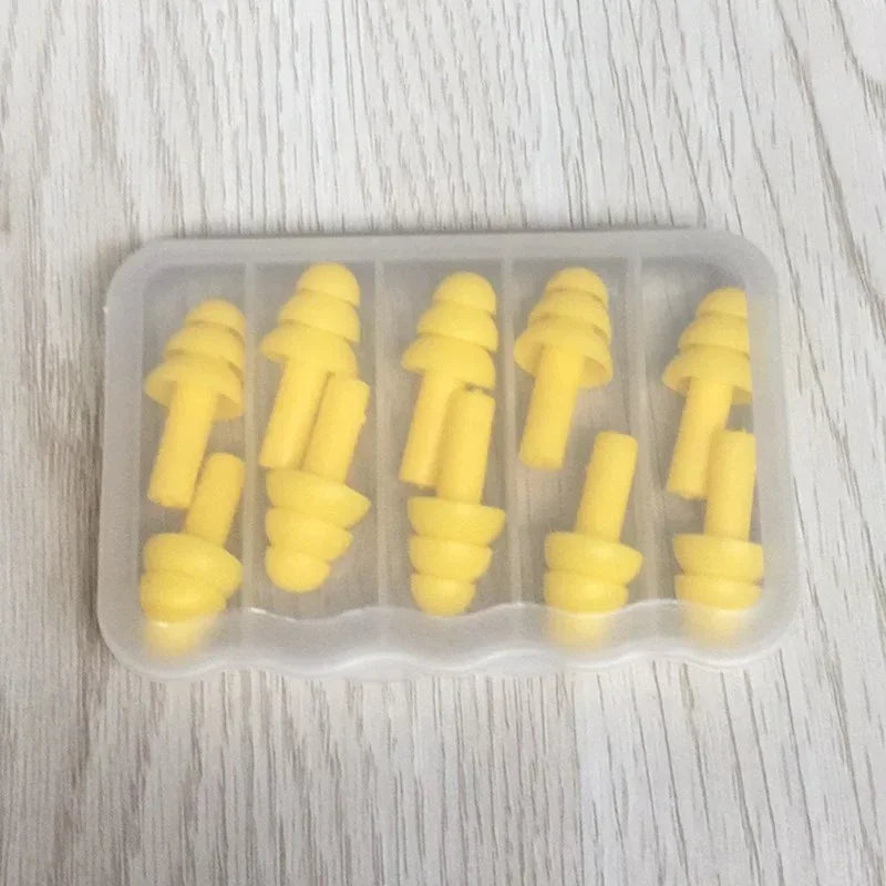 5Pairs Soft Silicone Earplugs Waterproof Swimming Earplug Anti-Noise Ear Clip for Adults And Children Swimmers Diving Protection Beauty Trend Shop