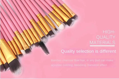20pcs Eye brush Complete eyeshadow Brush Beauty Tool Explosive neutral logo Free Eyeliner brush Beauty World Shop