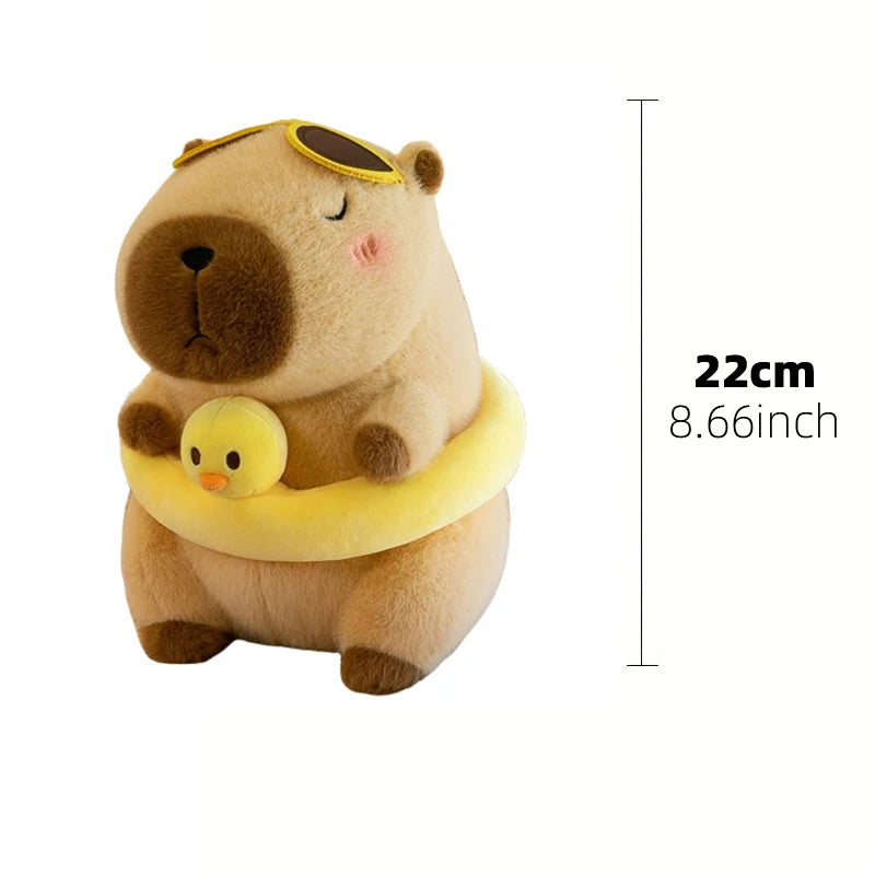 23cm Capybara Plush Simulation Capibara Anime Fluffty Toy Cute Doll Stuffed Animals Soft Doll Plush Christmas Thanksgiving Gift Beauty Fashion
