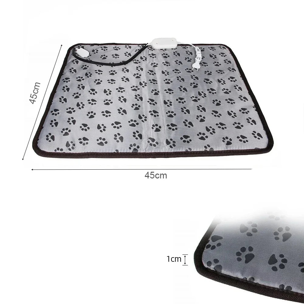 Winter Pet Heating Blanket Waterproof Wearable Wear Resistant Temperature Warm Cat Dog Mattress Indoor Heating Pad Pet Supplies Beauty World Shop