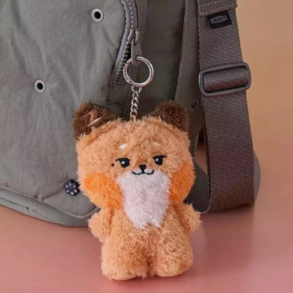 Kpop ZB1 Doll Keychain 12CM Zeroni Cartoon Cute Plush Doll Pendant Bag Accessories Key Ring ZhangHao HanBin Ricky Fans Gift Beauty World Shop