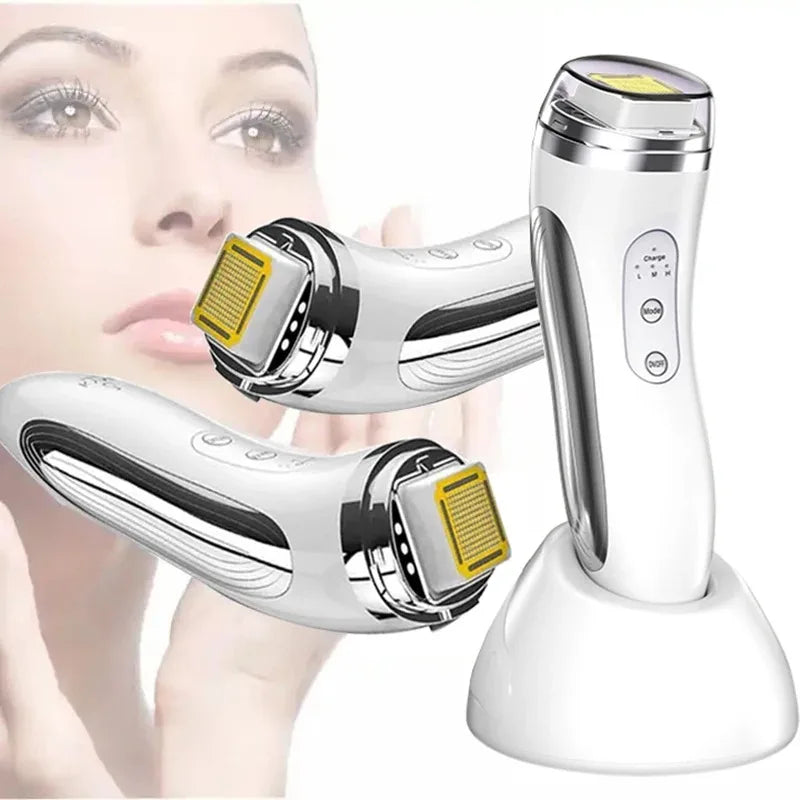 Electric Facial Lifting Machine Dot Matrix Skin Tightening Rejuvenation Wrinkle Removal Face Massager Home Use Beauty Devices Beauty World Shop