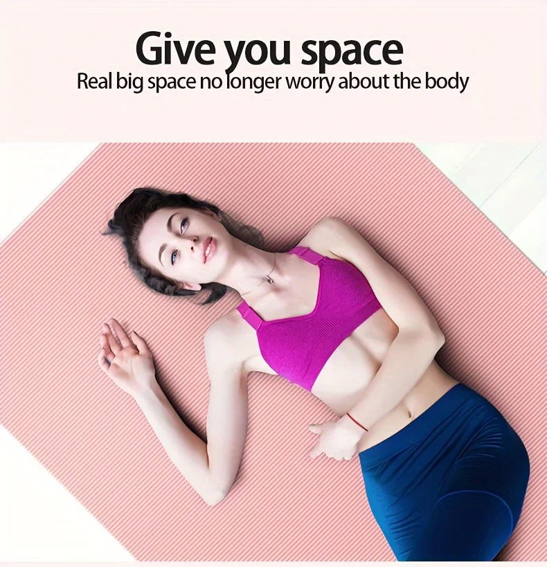 10/15MM Thick NBR Yoga Mats Anti-slip Sport Fitness Mat Blanket For Exercise Yoga And Pilates Gymnastics Mat Fitness Equipment Beauty World Shop