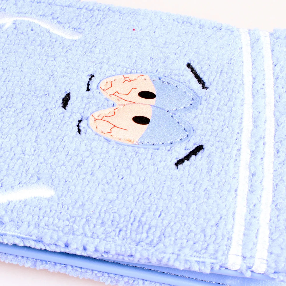 Towel cloth embroidered anime fashion wallet, designer personalized ID card holder Beauty World Shop
