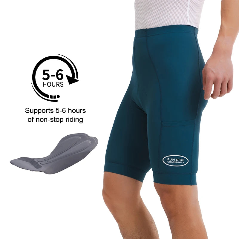 INBIKE Pro Summer Men's Cycling Shorts Bicycle Pants Shock-absorbing Cycling Clothing Mountain Road Bike Tousers With pocket Beauty World Shop