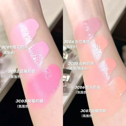 AZTK JC04 Water To Powder Liquid Blush Soft Matte Natural Flush Brightening Cheek Tint Lightweight Blendable Waterproof Makeup Beauty World Shop