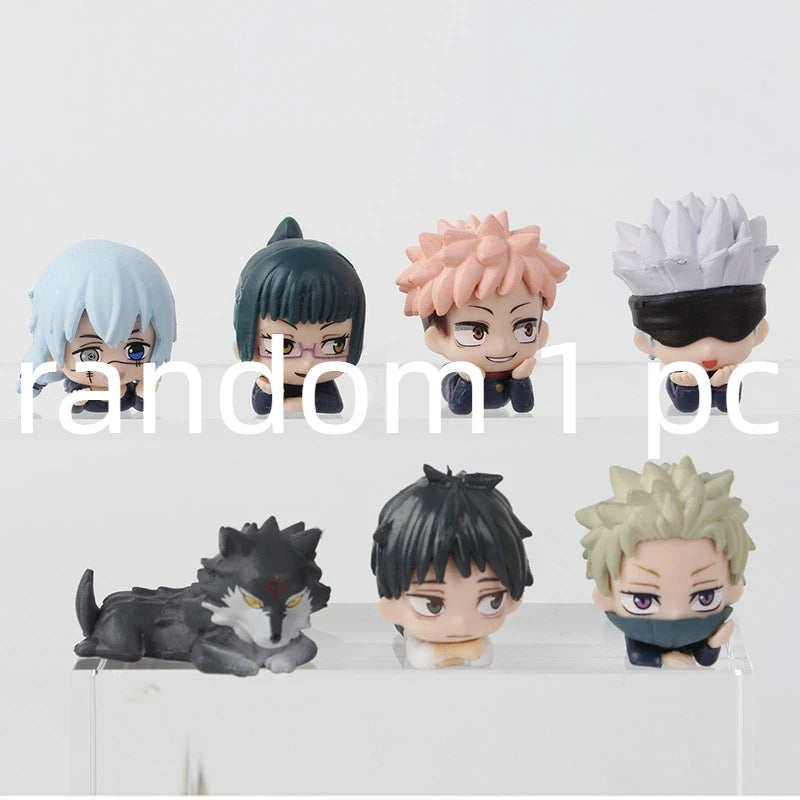 New Anime Kaisen Figure Q Version Gojo Satoru Itadori Yuji Blind Box Cute Action Figure Desktop Decor Model Toy Gift For Fans Beauty World Shop