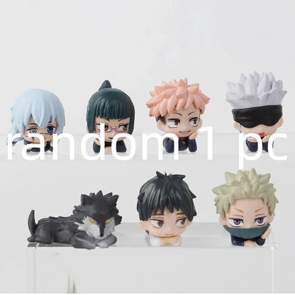 New Anime Kaisen Figure Q Version Gojo Satoru Itadori Yuji Blind Box Cute Action Figure Desktop Decor Model Toy Gift For Fans Beauty World Shop