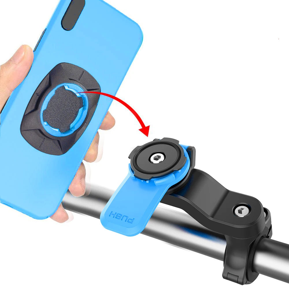 Motorcycle Bike Phone Holder Phone Bracket Vibration Damper Bike Handlebar Navigation Support for 4.7-7.2'' Phone Beauty World Shop