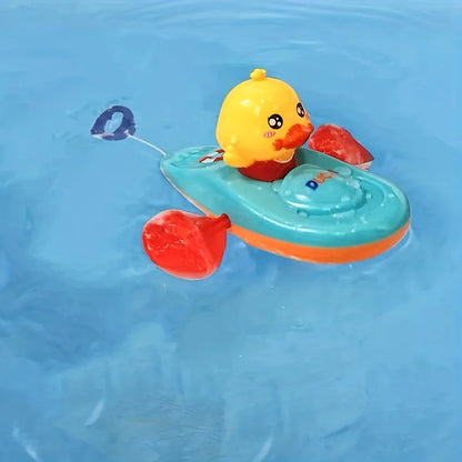 1 Pc Little Yellow Duck Kayak Toy Swimming Pool Bathroom Toy 1 Pc Little Yellow Duck Kayak Toy Swimming Pool Bathroom Toy Beauty World Shop