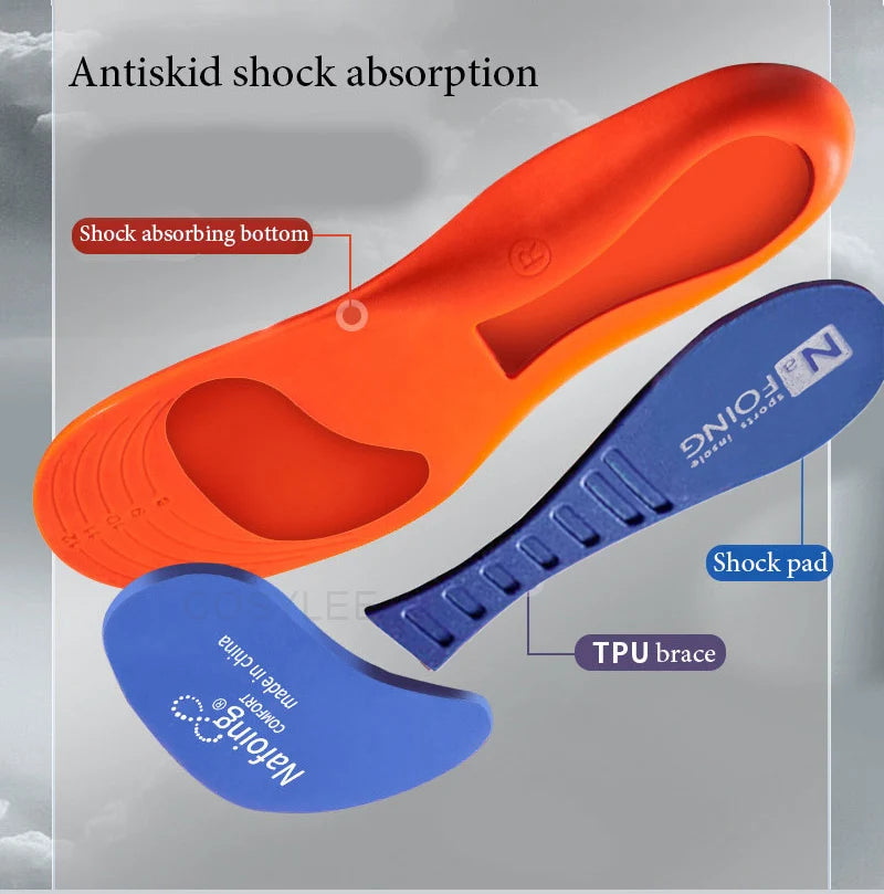Orthotic Insole Arch Support Flatfoot Running Insoles for Shoes Sole Orthopedic Insoles For Feet Ease Pressure Beauty World Shop