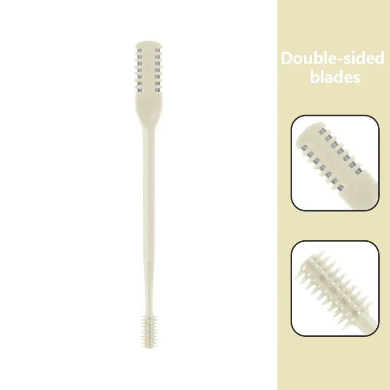 Nose Hair Trimmers 360 Degree Nose Hair Trimmers Double Head Rotating Washable Safe Formula Portable Hair Removal Accessoris 1pc Beauty World Shop