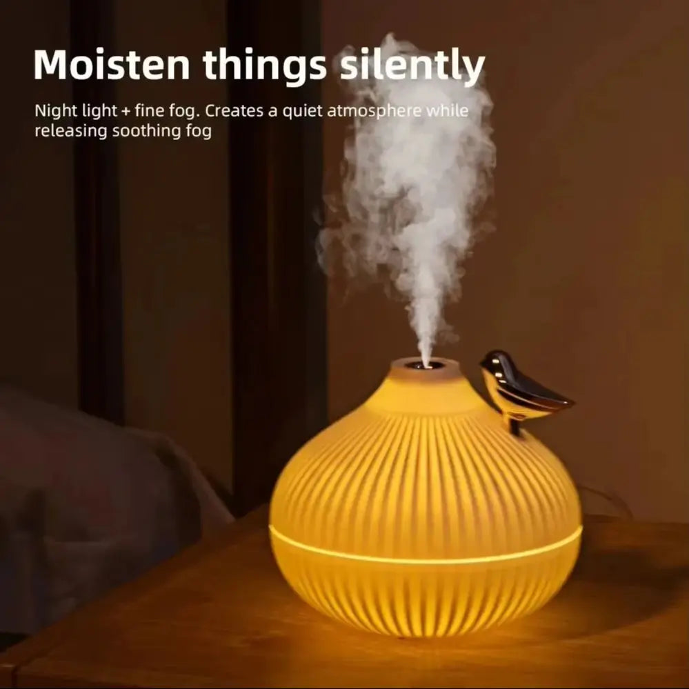 Humidifier Scented  Creative Onion Shape Can Do Night Light Quiet Sleep Desktop Office Air Conditioning Room Water Supply USB ﻿ Beauty World Shop