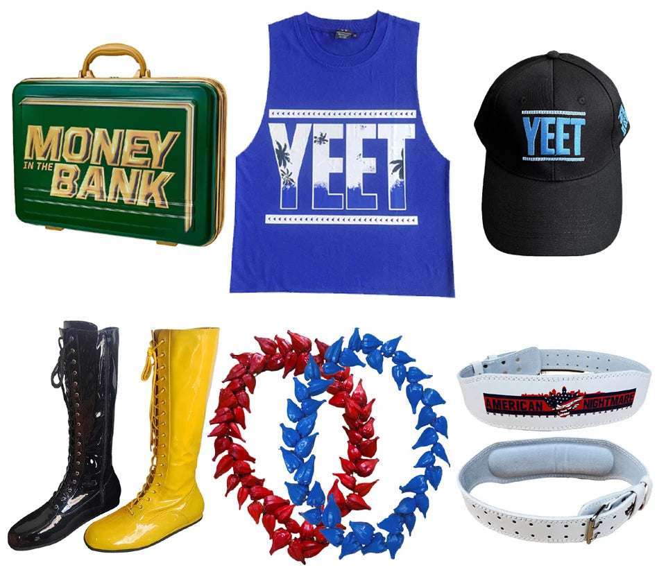 Jey Uso YEET Sunglasses Sports Shades MAIN EVENT Blue Glasses Bloodline USOS RARE Colors Motorcycle Glasses Beauty World Shop