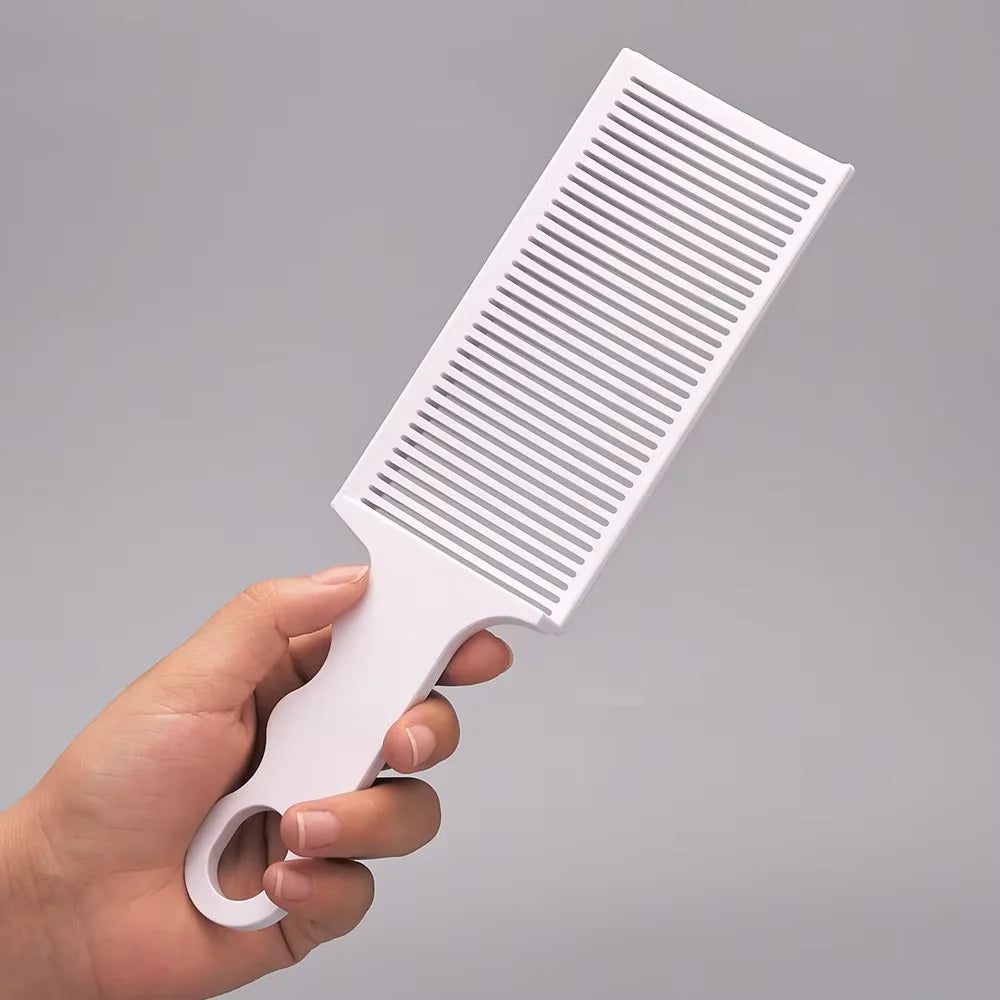 2Pcs Fading Comb Professional Barber Clipper Blending Flat Top Hair Cutting Comb For Men Heat Resistant Comb Salon Styling Tool Beauty World Shop