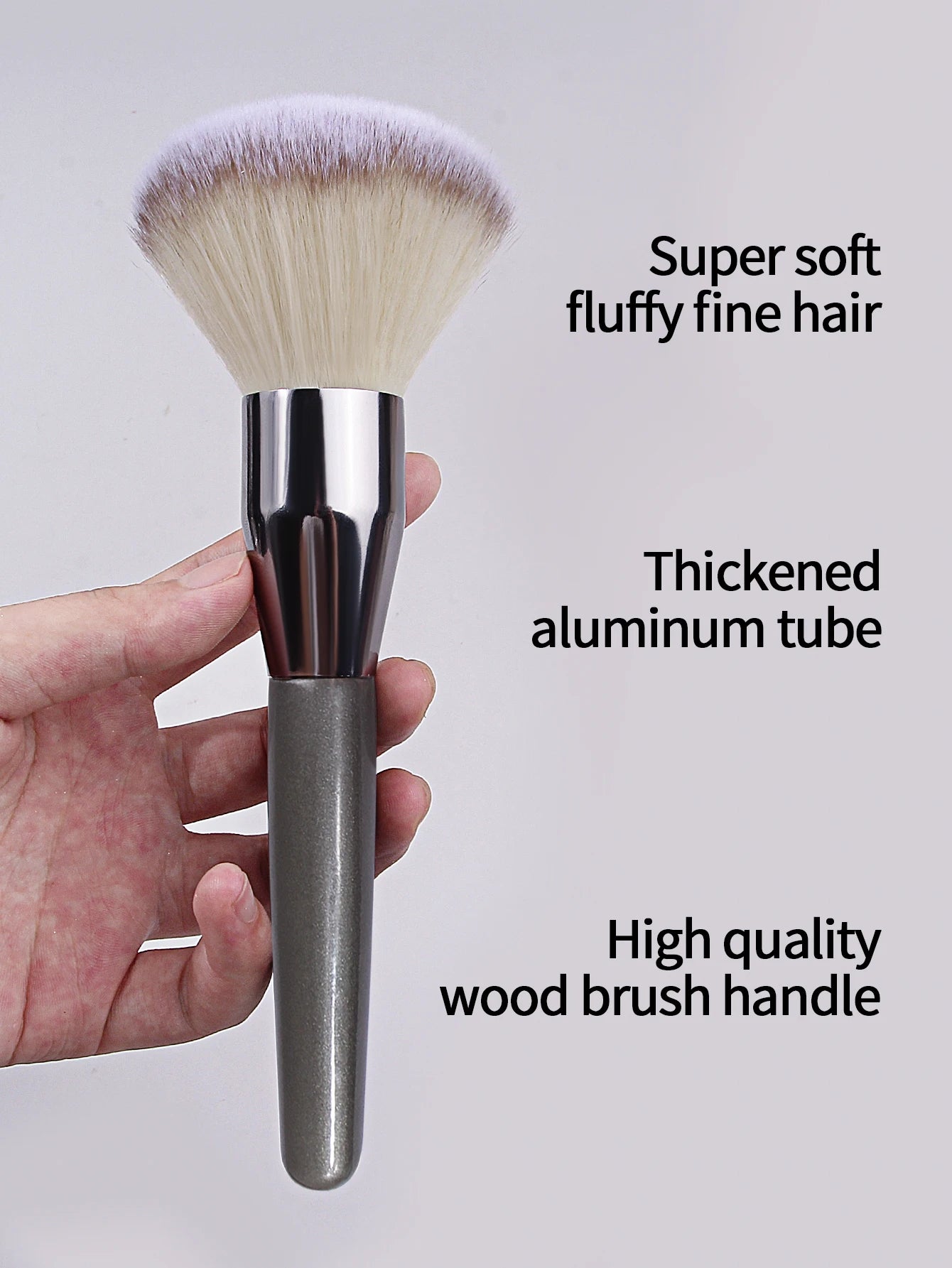 1pcs ultra large loose powder brush, high-end multifunctional setting brush for facial makeup, soft makeup brush tool Beauty World Shop