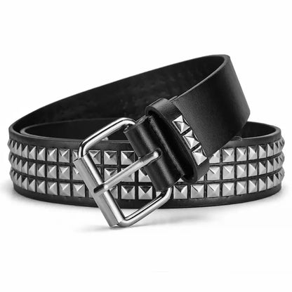 Trend Rivet Belt Heavy Metal Belt Men Women Punk Nightclub Rock Style Belt Jeans Belt Y2K Belt Fashion Decoration Women's Belts Beauty World Shop