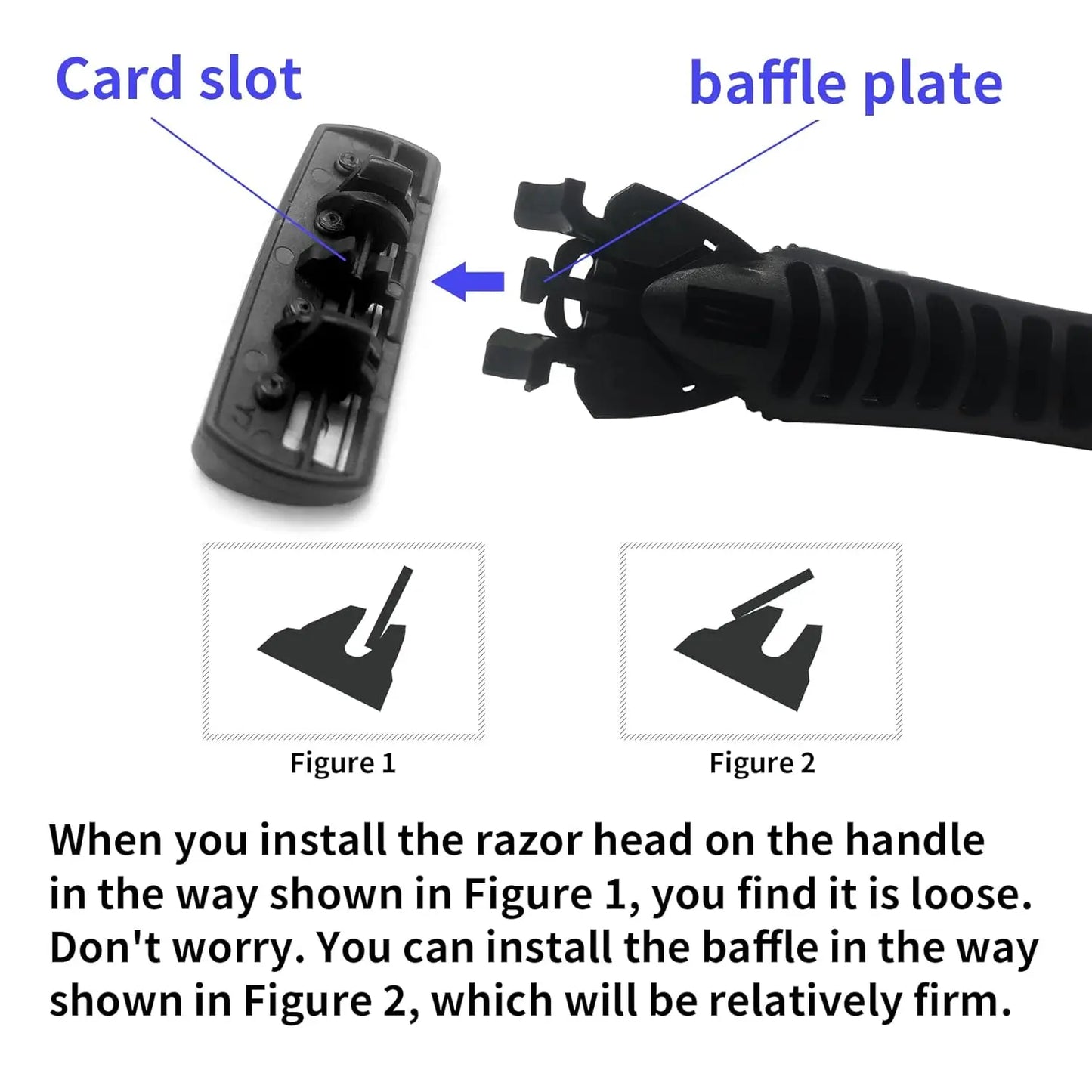 Razor Classic 6 Layer Safety Razor for Mens Shaving&Womens Hair Removal Shaving Blades Manual Shaver Beauty World Shop