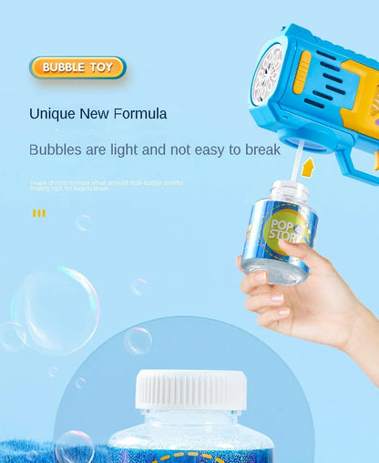 Children Bubble Gun Toy Astronaut Fully Automatic Bubble Machine Bubbles Gun Outdoor Game Fantasy Toy for Boys Girls Gifts Beauty Fashion