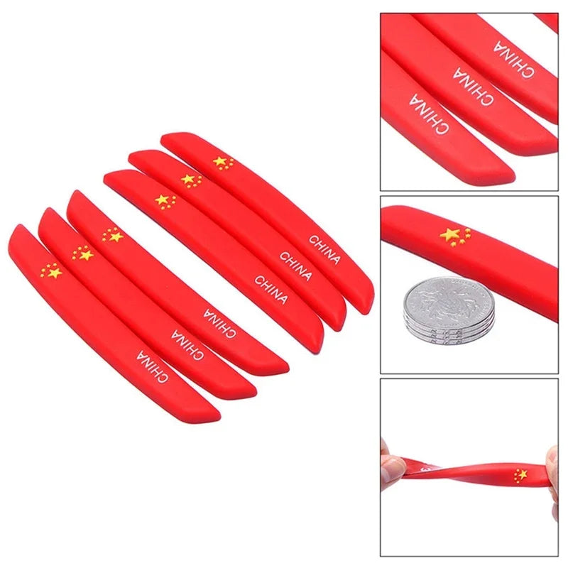 6Pcs Car Door Edge Guards for Audi BMW Mercedes Auto Buffer Trim Molding Scratch Protector Crash Bar Beauty World Shop
