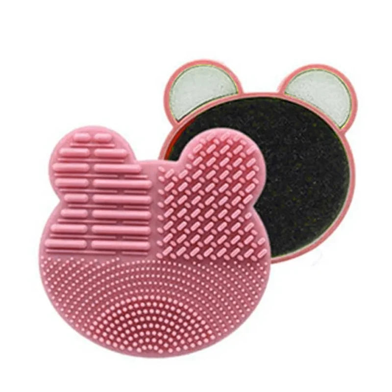 Silicone Makeup Brush Cleaner Folding Powder Puff Cleaning Bowl Eyeshadow Brushes Washing Soft Mat Beauty Tools Scrubber Box Beauty World Shop