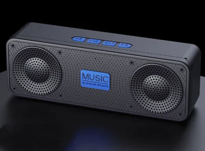 S18 Bluetooth Speaker W/ Subwoofer, FM Radio, 20H Battery, Waterproof, Stereo for Phone/PC Outdoor Beauty World Shop
