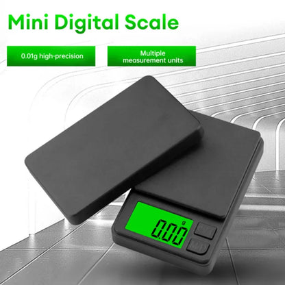 Precision Pocket Scale 1000g X 0.1g - Digital Gram, Food, Jewelry, Ounces/Grains Scale with Backlit LCD - Mini Scale for Travel Beauty World Shop