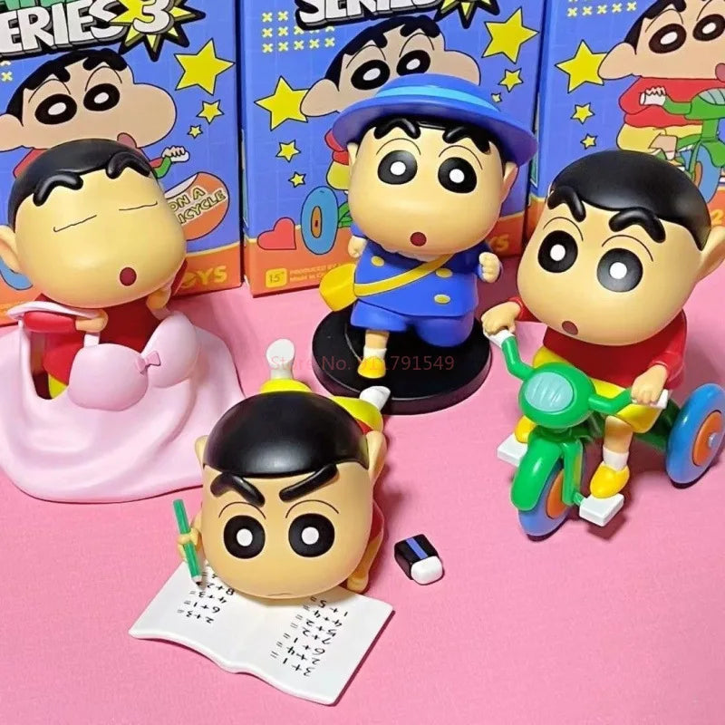 Anime Crayon Shin chan Blind Box Daily Life Series 3rd Generation Blind Box Doll Toy Series Model Handmade Ornament Toy Gift Beauty World Shop