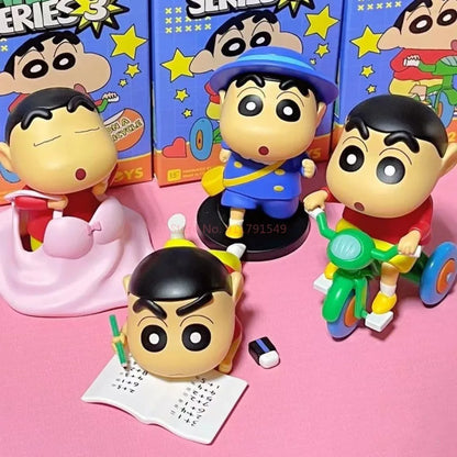 Anime Crayon Shin chan Blind Box Daily Life Series 3rd Generation Blind Box Doll Toy Series Model Handmade Ornament Toy Gift Beauty World Shop