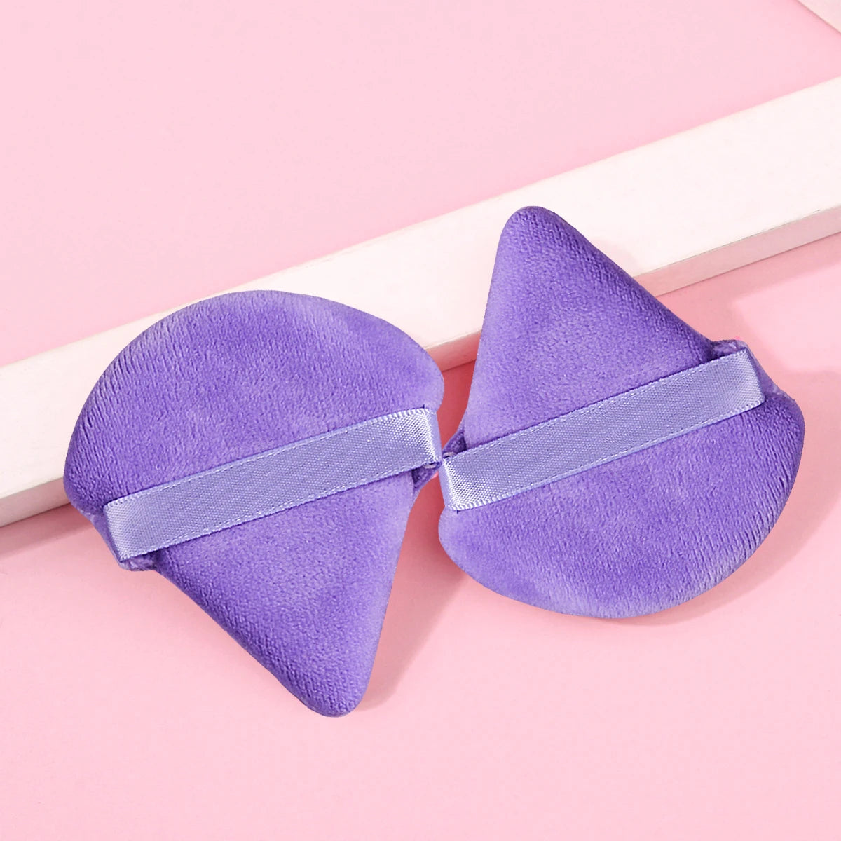 2Pcs/100Pcs  Triangle Powder Puff For Loose Powder Liquid Cosmetic Soft Plush Powder Puff Makeup Foundation Puff Makeup Tool Beauty World Shop
