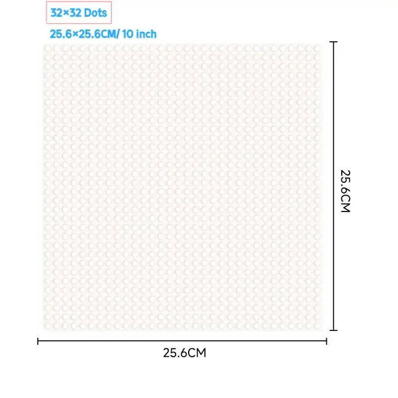 32x32 Styles Base Plate MOC Classic Building Blocks DIY Small Size Bricks Baseplate Parts for City Figures Children Toys Beauty Fashion