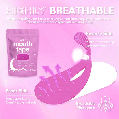 Stop Snoring Patch Nose Breathing Correction Improve Sleeping Promoting Better Breath Portable Night Sleep Mouth Orthosis Tape Beauty World Shop
