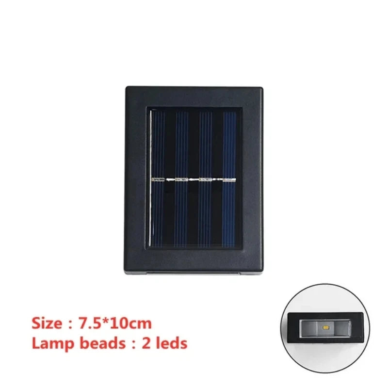 Solar LED Outdoor Light Solar Lighting Sensor Lamp Streetlights Exterior Garden Decoration Garland Waterproof Solar Wall Light Beauty World Shop