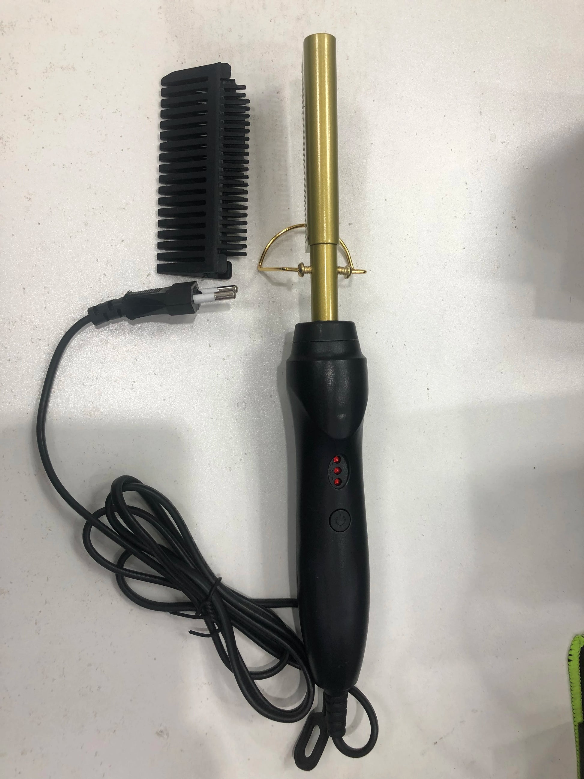 Electric Hot Heating Comb Hair Straightener Heat Pressing Combs Wet and Dry Hair Iron Straightening Brush Hair Styling Tools Beauty World Shop