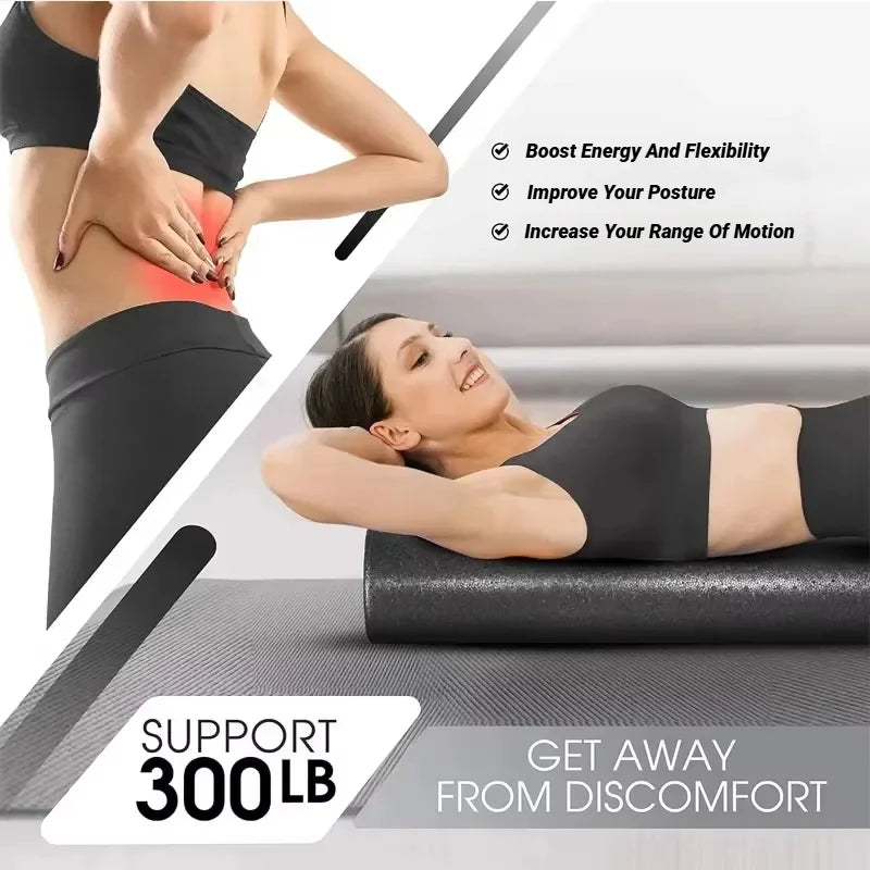 Epp Yoga Foam Massage Roller Fitness Portable Pilates Body Exercises Gym For Leg Arm Back Feet Pain Shaft Muscle Relaxation Beauty World Shop