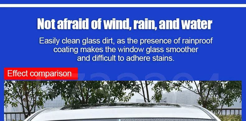 Car Glass Anti-rain Water Spray Repellent Nano Coating Hydrophobic Waterproof Agent Oil Film Removing  Auto Glass Film Agent Beauty World Shop