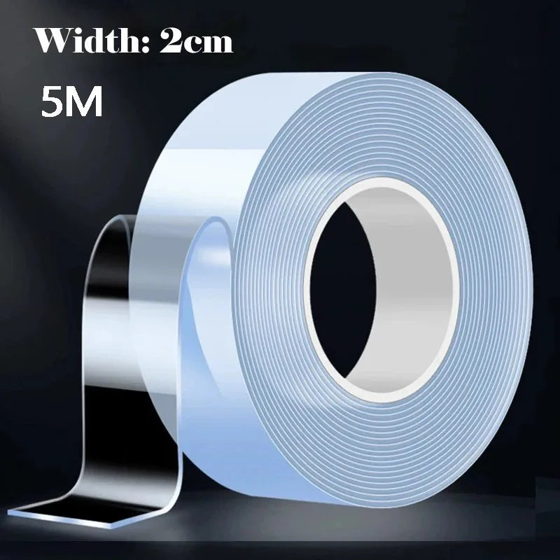 "Versatile Reusable Double-Sided Waterproof Adhesive Tape - Perfect for Kitchen and Bathroom Supplies" Beauty World Shop