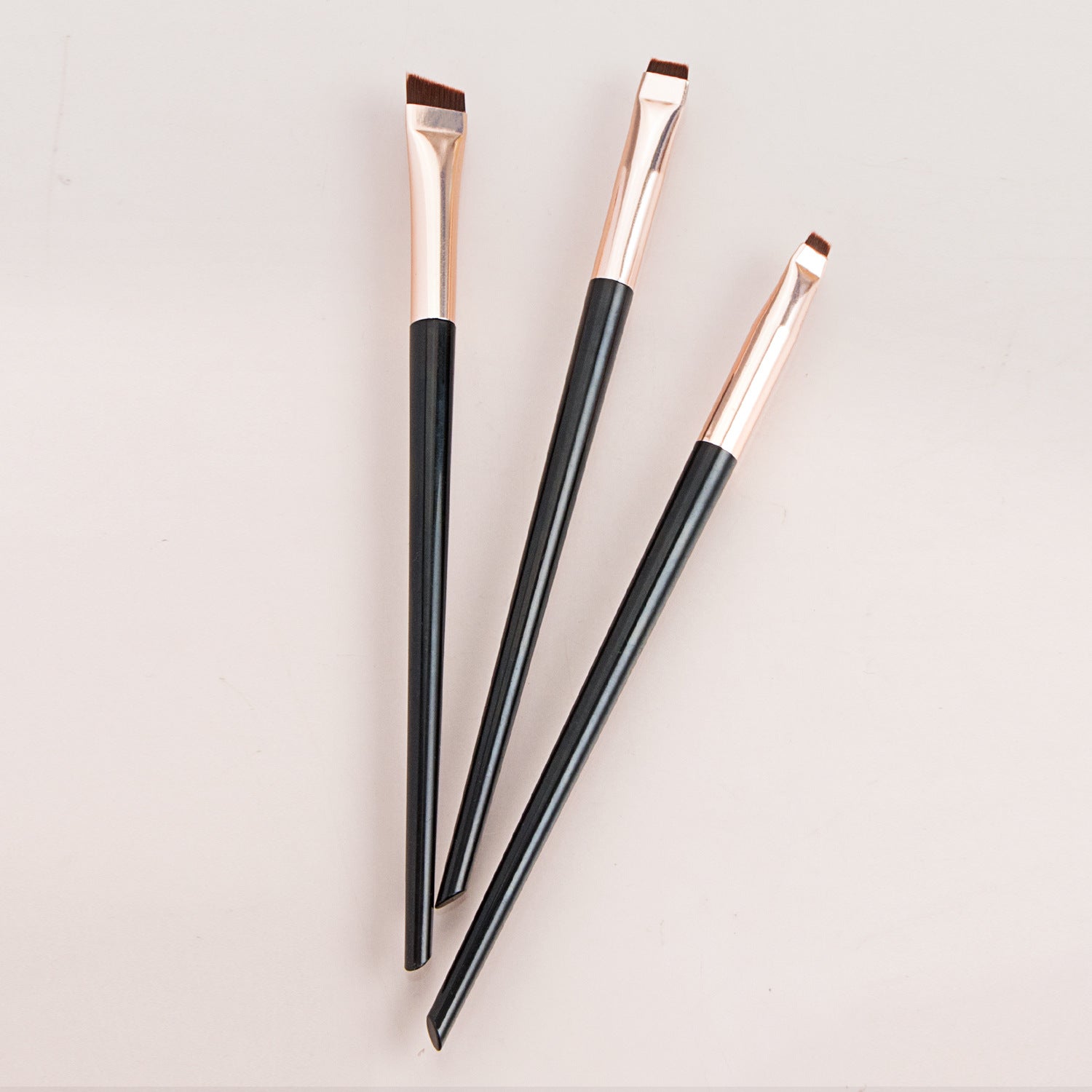 Karsyngirl 3pcs/set Blade Eyeliner Brush Eyebrow Brush Portable Flat Fine Eye Liner Brow Contour Makeup Brushes Makeup Tool Beauty World Shop