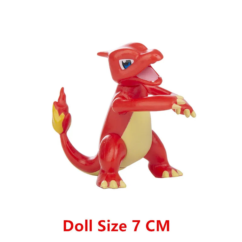 New Pokemon 4-13Cm Cartoons Movie Anime Figure Pikachu Lucario Mewtwo Flying Dragon Pet  Action Figures Model Toy Birthday Gifts Beauty World Shop
