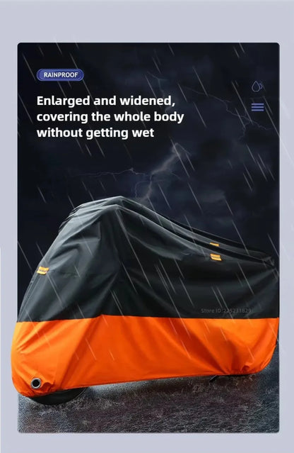 Motorcycle Thick 190T Waterproof Universal Outdoor Uv Electric Bike Protective Motorbike Dust Rain Sunshade Cover for All Season Beauty World Shop