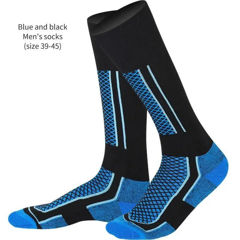 1 Pair Winter Warm Thickening Ski Stockings Hiking Socks For Women Men Children Anti-Cold Outdoor High Sports Stockings Beauty World Shop