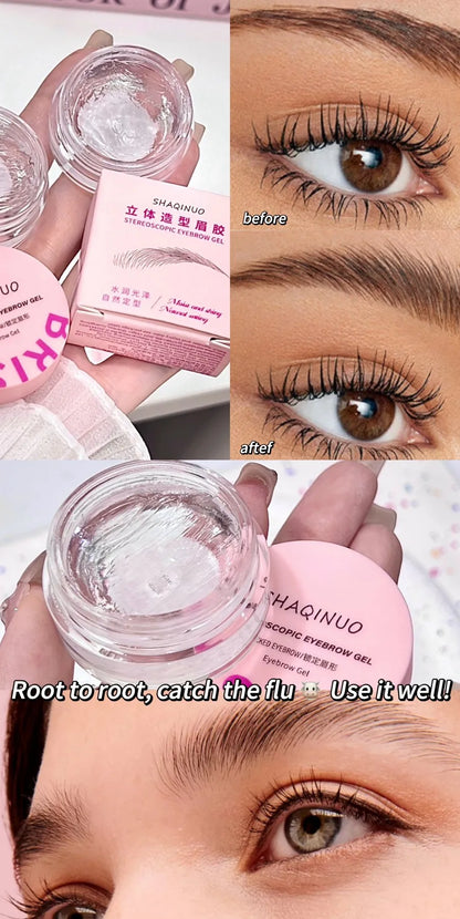 Three-dimensional Eyebrow Shaping Soap Eyebrow Gel Gel Texture Creates Natural Eyebrows Styling