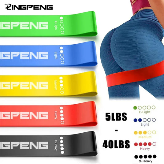 Different Resistance Bands Yoga Band Fitness Exercise Training Hip Tension Band Leg Squat Dance Elastic Loop Stretch Band Beauty World Shop